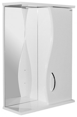 шкаф для ванной mixline муссон-50 правый в Чите