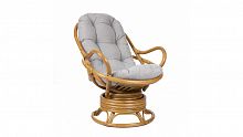 кресло-качалка swivel rocker коричневый в Чите