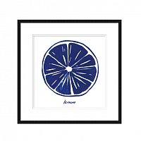 постер blue lemon синий в Чите