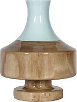 ваза настольная rustic chic vase blue wood в Чите