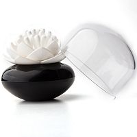контейнер для хранения ватных палочек lotus черный-белый в Чите