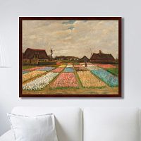 картина: flower beds in holland, 1883г. в Чите