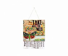 предмет декора доска желаний take what you need yellow в Чите