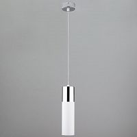 подвесной светильник eurosvet double topper 50135/1 led хром/белый в Чите