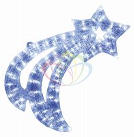 светодиодная фигура летящая звездочка 62см в Чите