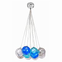 люстра bocci blue 10 прозрачное, голубое, пепельное стекло в Чите