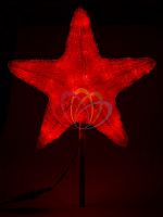светодиодная фигура звезда красная в Чите