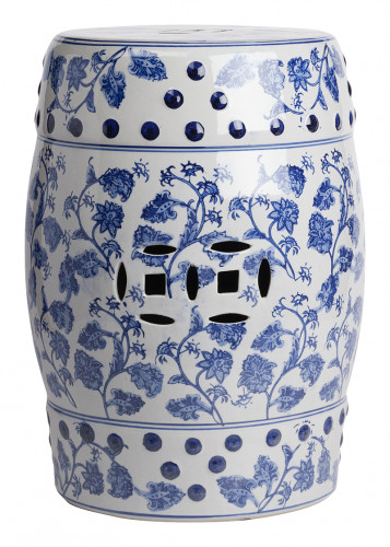 керамический столик-табурет garden stool fleur в Чите