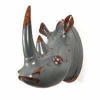 декоративная голова носорога rhino head в Чите