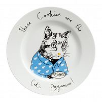 тарелка these cookies are the cat's pyjamas в Чите