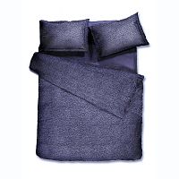 комплект постельного белья decoflux сатин семейный indigo dots в Чите