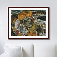 картина: crescent of houses ii (island_town), 1915г. в Чите