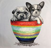 картина маслом маленькие друзья в Чите