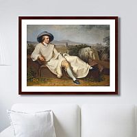 картина: goethe in the roman campagna, 1787г. в Чите