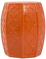 керамический столик-табурет garden stool оранжевый в Чите