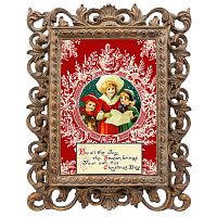 репродукция старинной рождественской гравюры christmas day в Чите