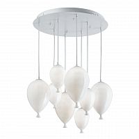 подвесная люстра ideal lux clown sp8 bianco в Чите