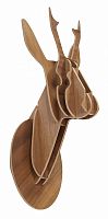 декоративная голова оленя brown small в Чите