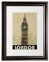 постер с паспарту в раме london в Чите