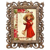 репродукция старинной рождественской гравюры in red в Чите