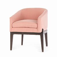 кресло copeland dining chair розовое в Чите