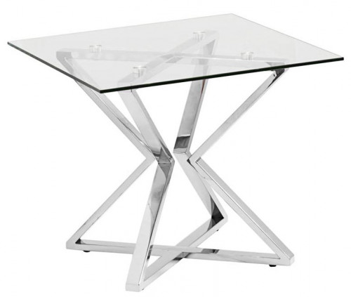 стол журнальный cube silver хром в Чите