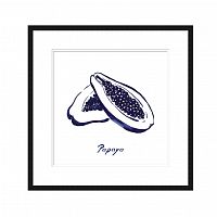 постер blue papaya черный в Чите