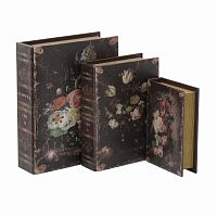 шкатулки-книги, набор 3 шт. мультиколор в Чите