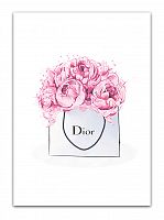 постер dior peonies а3 в Чите