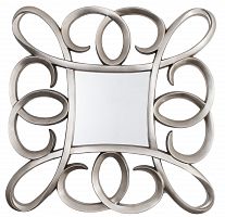 зеркало серебряное квадратное в фигурной раме silver swirl frame от rvastley в Чите