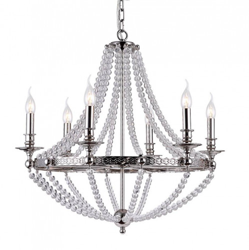 подвесная люстра crystal lux perugia sp6 хром в Чите