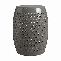 керамический столик-табурет cutwork garden stool серый в Чите