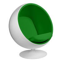 кресло eero aarnio style ball chair зеленое в Чите