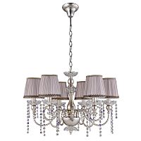 подвесная люстра crystal lux alegria sp6 silver-brown в Чите