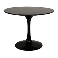 стол журнальный eero saarinen style tulip table черный в Чите