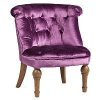 кресло sophie tufted slipper chair сиреневое в Чите