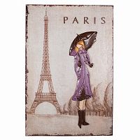 декоративное настенное панно paris girl в Чите