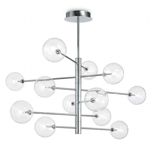 подвесная люстра ideal lux equinoxe sp12 cromo в Чите