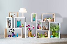 ваза цилиндрическая flower colour 25 см зелёная в Чите