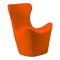 кресло papilio lounge chair оранжевое в Чите