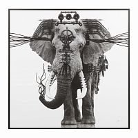 постер ornate elephant черный в Чите