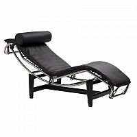 шезлонг chaise longue lc4 черный в Чите