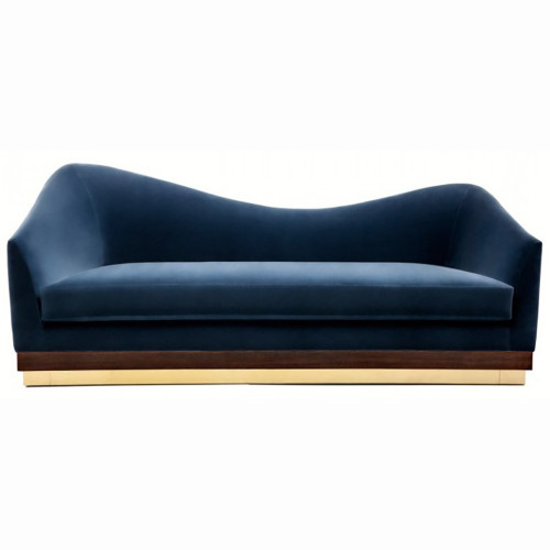 диван hughes sofa прямой синий в Чите
