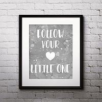 постер follow heart а4 в Чите