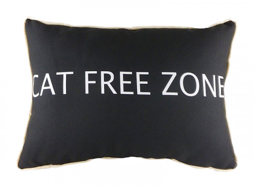 подушка с надписью cat free zone в Чите