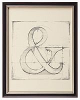 постер для интерьера в раме амперсант drafting symbols в Чите