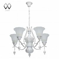 подвесная люстра mw-light версаче 639011505 белая в Чите