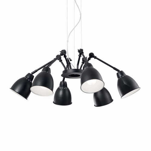 подвесная люстра ideal lux newton sp6 nero в Чите