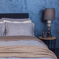 комплект постельного белья decoflux сатин евро versaille grey в Чите