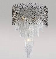 подвесной светильник crystal lux hauberk sp-pl8 d60 матовый никель в Чите